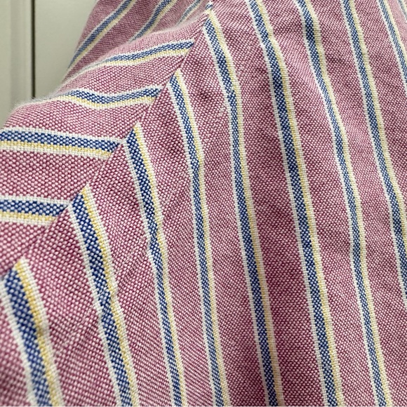 Ralph Lauren classic fit Oxford Pink and White Striped Button Down Shirt XXL - Picture 4 of 6